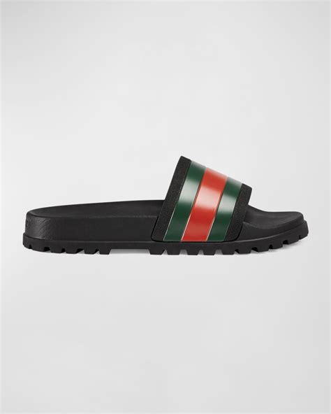 gucci mens trek slides|gucci jewelry slides.